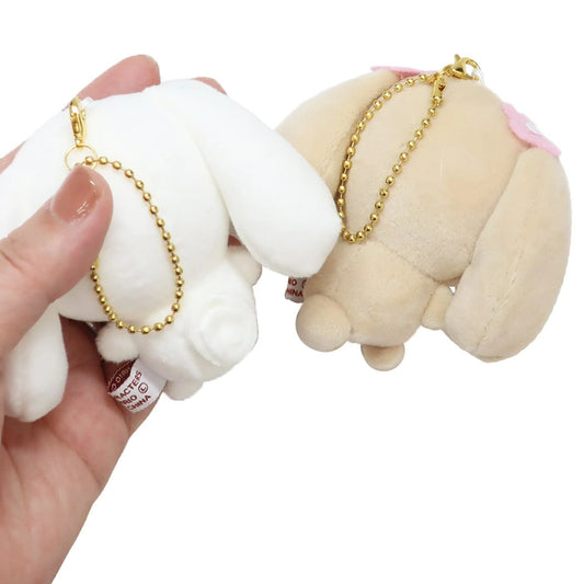 Sanrio Nico Plush Keychain: Cinnamoroll & Mocha