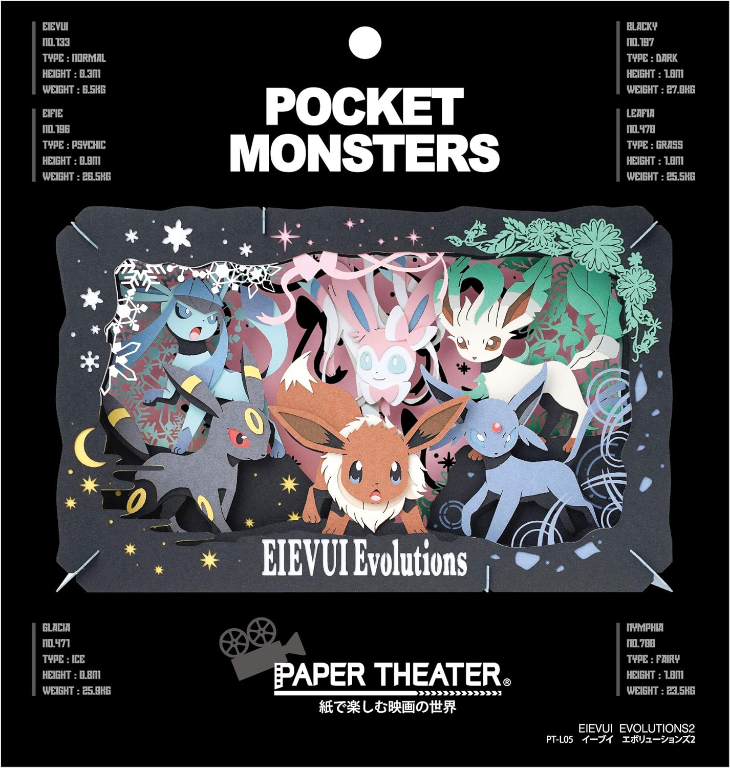 [Multi Variants]Pokemon Paper Theater Craft Kit