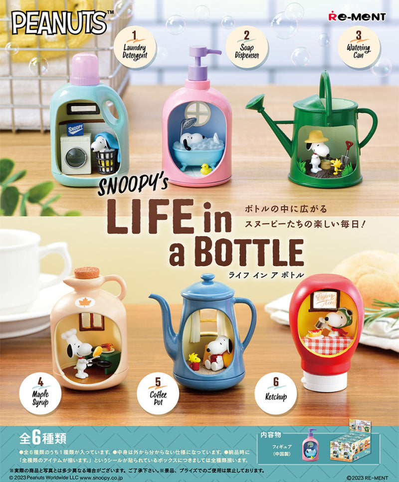 SNOOPY's LIFE in a BOTTLE Detail